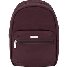 Anti-Theft Essentials Small Backpack - Dark Bordeaux