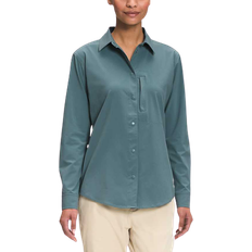 The North Face Women Shirts The North Face Women’s Sniktau L/S Sun Shirt - Goblin Blue