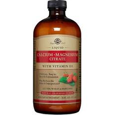 Solgar magnesium citrate Solgar Calcium Magnesium Citrate Liquid with Vitamin D3 Natural Strawberry 16 fl oz