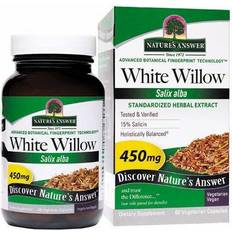 Vitamins & Supplements Nature's Answer White Willow Bark Extract 60 Vegetarian Capsules