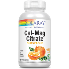 Solaray cal mag Solaray Cal-Mag Citrate Chewable Natural Orange 90 Chewables