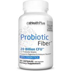 Vitamins & Supplements Health Plus Probiotic Fiber 20 billion CFU 30 Capsules