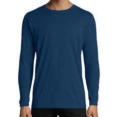 Hanes Perfect-T Long Sleeve T-shirt - Navy