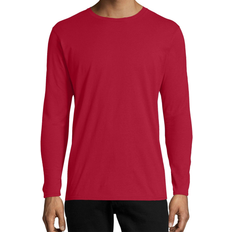 Hanes Perfect-T Long Sleeve T-shirt - Deep Red