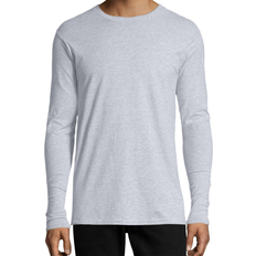 Hanes T-shirts Hanes Perfect-T Long Sleeve T-shirt - Ash