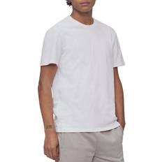 Calvin Klein Men T-shirts Calvin Klein Smooth Cotton Solid Crewneck T-shirt - Brilliant White