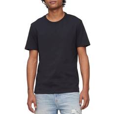 Calvin Klein Smooth Cotton Solid Crewneck T-shirt - Black Beauty