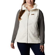 Vests Columbia Women's Fire Side Sherpa Vest Plus Size - Chalk Stripe