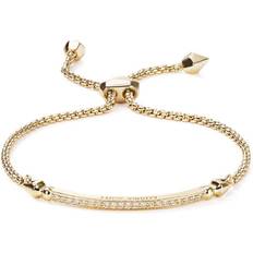 Kendra Scott Ott Adjustable Chain Bracelet - Gold/Transparent