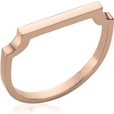 Monica Vinader Signature Thin Ring - Rose Gold