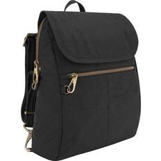 Anti-Theft Signature Slim Backpack - Black