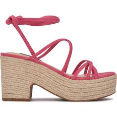 Nine West Pink Low Shoes Nine West Riplee - Wow Pink Suede