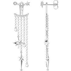 Thomas Sabo Stars Earrings - Silver/Transparent