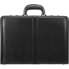 Credit Card Slots Briefcases McKlein Reagan | 3.5” Attaché Briefcase - Black