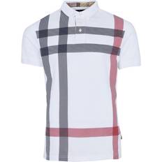 Barbour Uomo Polos Barbour Blaine Polo Shirt - White