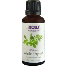 White now NOW Foods Essential Oils White Thyme 1 fl oz