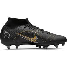 Nike Superfly 8 Academy SG-Pro AC - Black/Metallic Silver/Medium Ash/Metallic Gold