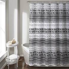 Lush Bathroom Accessories Lush Hygge Geo Shower Curtain (16T002813)