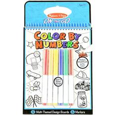 Melissa & Doug On the Go Color by Number blue