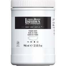 Liquitex Heavy Body Professional Artist Acrylic Colors titanium white 32 oz