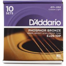 D'Addario D&#39 Addario EJ26-10P Acoustic Phosphor Bronze 10er Pack Saiten