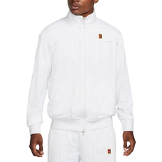 Tennis Ulkoiluvaatteet Nike Court Men's Tennis Jacket - White