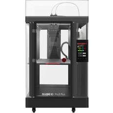 Nylon 3D-printers Raise3D Pro3 Plus Dual Extruder 3D-printer Verwarmd printbed, Dual nozzle-systeem (Dual Extruder) Flexibel metaalbed, Incl. filament, Incl. behuizing, Incl