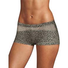 Boxers & Hotpants - Leopard Panties Maidenform Microfiber Boyshort - Sexy Grey Animal Print