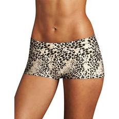 Leopard - Women Panties Maidenform Microfiber Boyshort - Neutral Snow Leopard