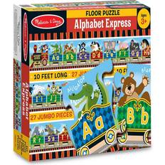 Animals Floor Jigsaw Puzzles Melissa & Doug Alphabet Express 27 Pieces