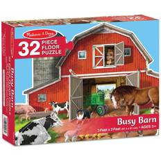 Animals Floor Jigsaw Puzzles Melissa & Doug Busy Barn 32 Pieces