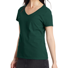 Hanes Women's Perfect-T Short Sleeve V-Neck T-Shirt - Deep Forest