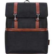 17.0 " Backpacks McKlein Element | 17” Two-Tone Flap Over Laptop Backpack - Black