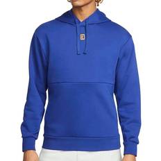 Herre - Tennis Sweatere Nike Court Fleece Tennis Hoodie Men - Deep Royal Blue