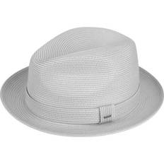 Polypropylene Headgear Bailey Tate Braided Fedora Bucket Hat - Light Grey