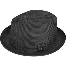 Bailey Tate Braided Fedora Bucket Hat - Black
