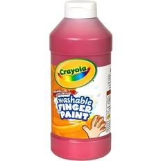 Rouge Peintures pour les doigts Crayola Washable Fingerpaint Red 473ml