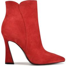 High Heel Boots Nine West Torrie Dress - Red Suede