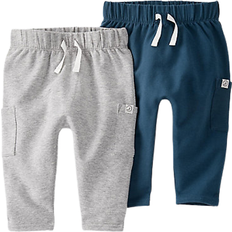 Carter's Organic Cotton Sweatpants 2-pack - Gray/Blue (V_2M968110)