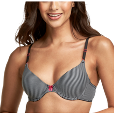 Maidenform BH:ar Maidenform One Fab Fit Everyday Demi Underwire Bra - Classic Stripe Print