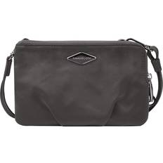 Avtagbar handledsrem Handväskor Travelon Anti-Theft Parkview Double Zip Crossbody Clutch - Pearl Grey