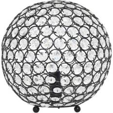 Lalia Home Elipse Crystal Ball Sequin LT1067 Table Lamp 10"