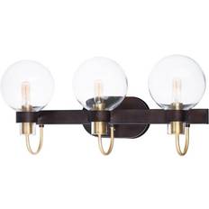 Glass Wall Flush Lights Maxim Lighting Bauhaus Wall Flush Light 58.4cm