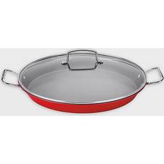 Cast Iron Hob Paella Pans Cuisinart - with lid 15 "