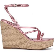 Nine West Pink Espadrilles Nine West Hipsta - Metallic Light Pink