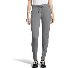 Hanes Women's French Terry Jogger With Pockets - Dada Grey Heather