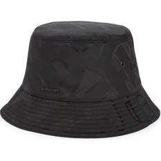 Burberry Monogram Jacquard Bucket Hat - Charcoal