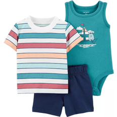 9-12M Sonstige Sets Carter's Little Short Set 3-Piece - Multi (V_1N045710)