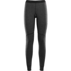 Grå Stillongser Aclima DoubleWool Longs Woman - Marengo/Jet Black