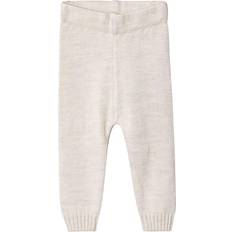 Little Jalo Baby's Knitted Pants - Cream